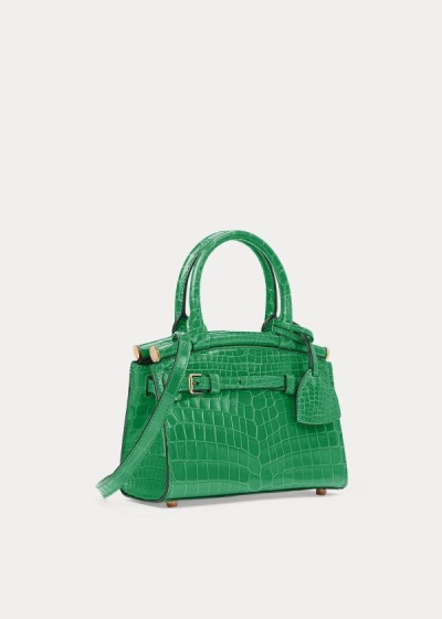 Women's Ralph Lauren Alligator Mini RL50 Handbags | 524360ZXJ